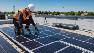 mise a la terre panneau solaire