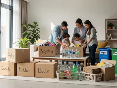 déménagement et recyclage