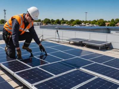 mise a la terre panneau solaire