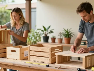 recyclage cagette bois