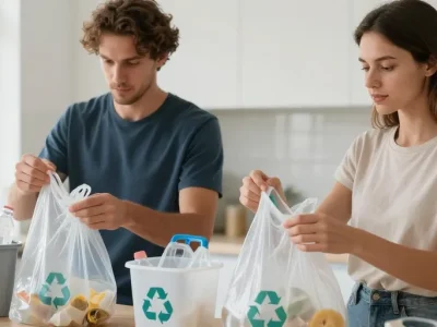 recyclage sac plastique